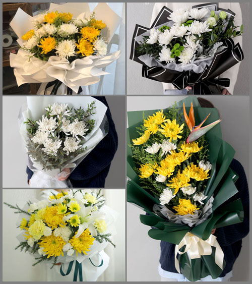 山东莱芜莱城区鹏泉街道孙故事村白事花束代送